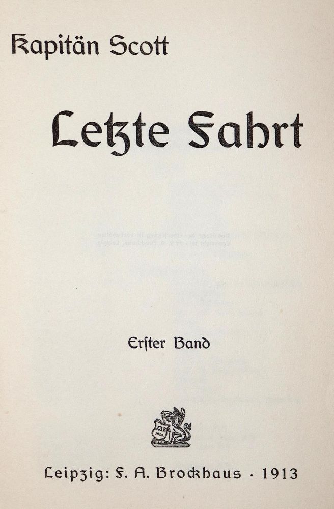 Große Abbildung Nr.1: 143-2108 Scott,(R.F.).: (Arktis-Antarktis-Nordländer)