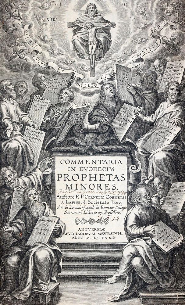 Große Abbildung Nr.1: 143-211 Lapide,C. (d.i. C.van den Steen).: (Alte Drucke, Handschriften und Theologie)