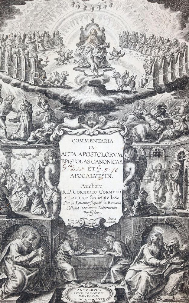 Große Abbildung Nr.1: 143-212 Lapide,C. (d.i. C.van den Steen).: (Alte Drucke, Handschriften und Theologie)