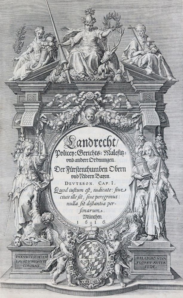 Große Abbildung Nr.2: 143-2163 Bayrisches Landrecht,: (Deutschland, Bayern)