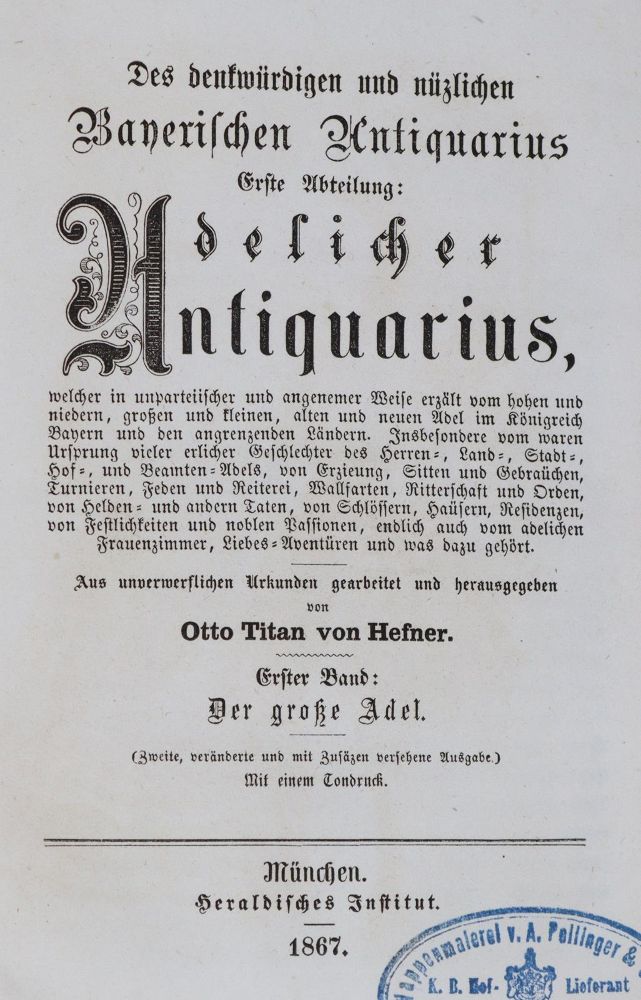 Große Abbildung Nr.1: 143-2167 Hefner,O.T.v.: (Deutschland, Bayern)