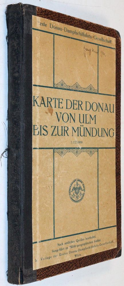 Große Abbildung Nr.4: 143-2175 Karte der Donau von Ulm: (Deutschland, Donau)