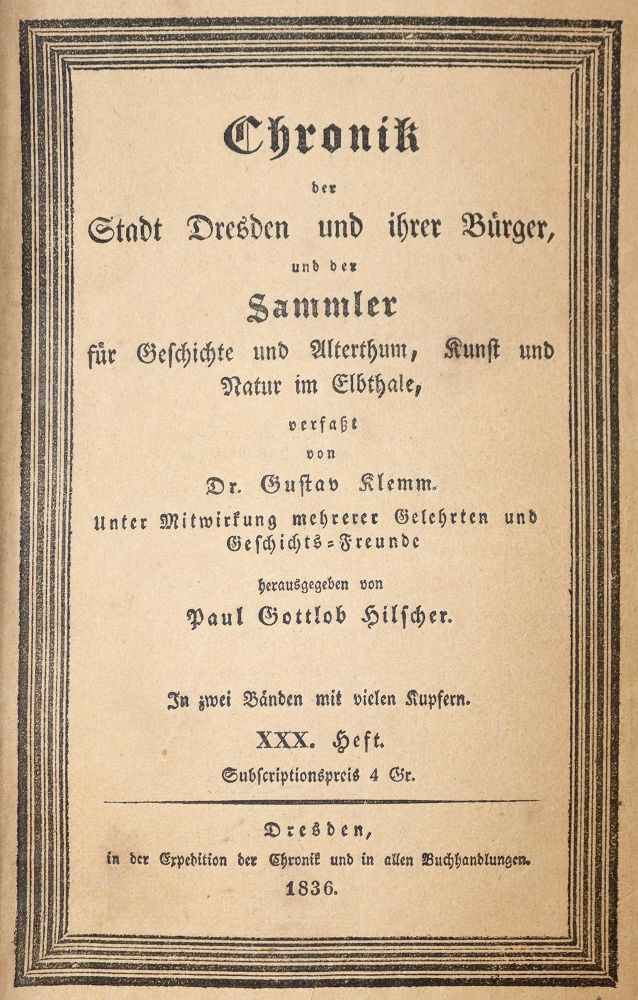 Große Abbildung Nr.1: 143-2177 Klemm,G.: (Deutschland, Dresden)