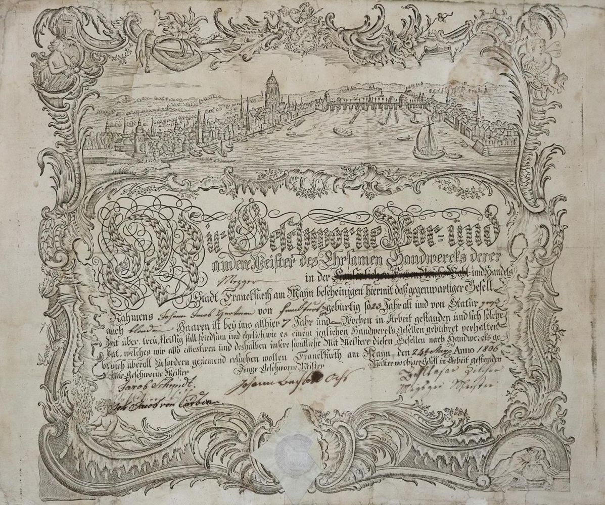 Große Abbildung Nr.2: 143-2180 Metzger.: (Deutschland, Frankfurt)