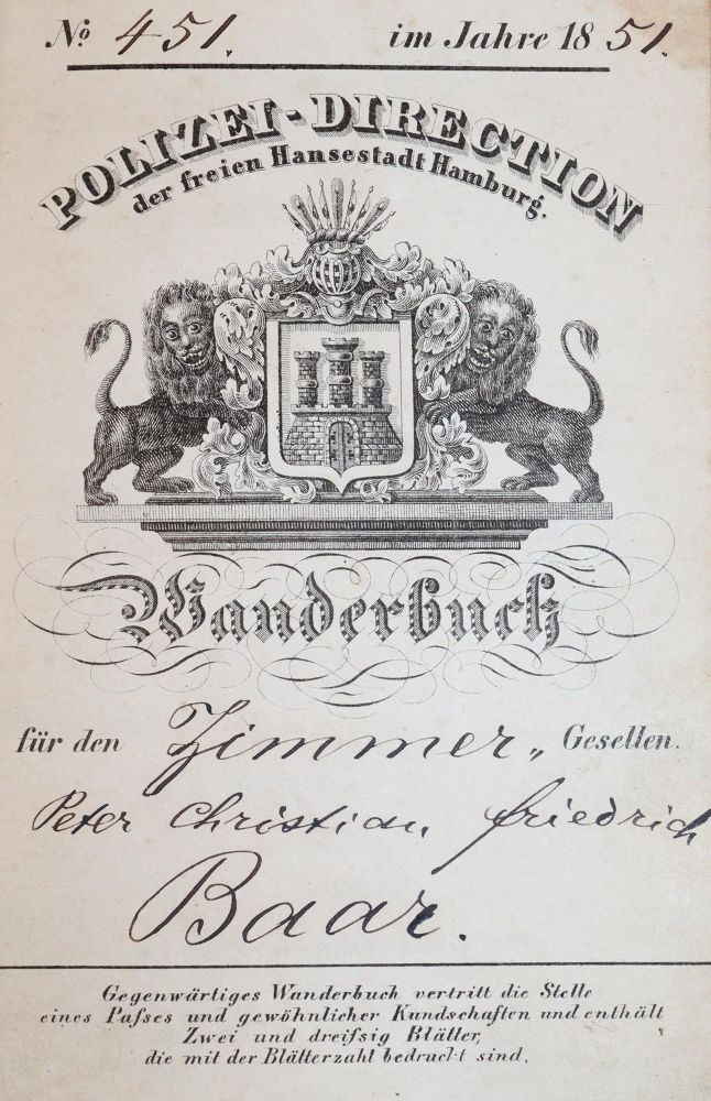 Große Abbildung Nr.3: 143-2187 Wanderbuch: (Deutschland, Hamburg)