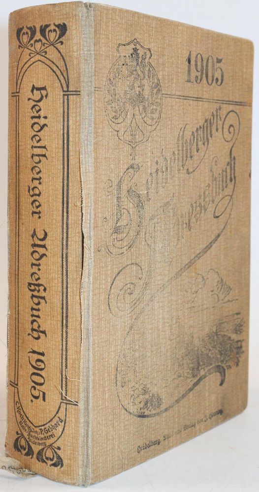 Große Abbildung Nr.5: 143-2191 Adreßbuch: (Deutschland, Heidelberg)