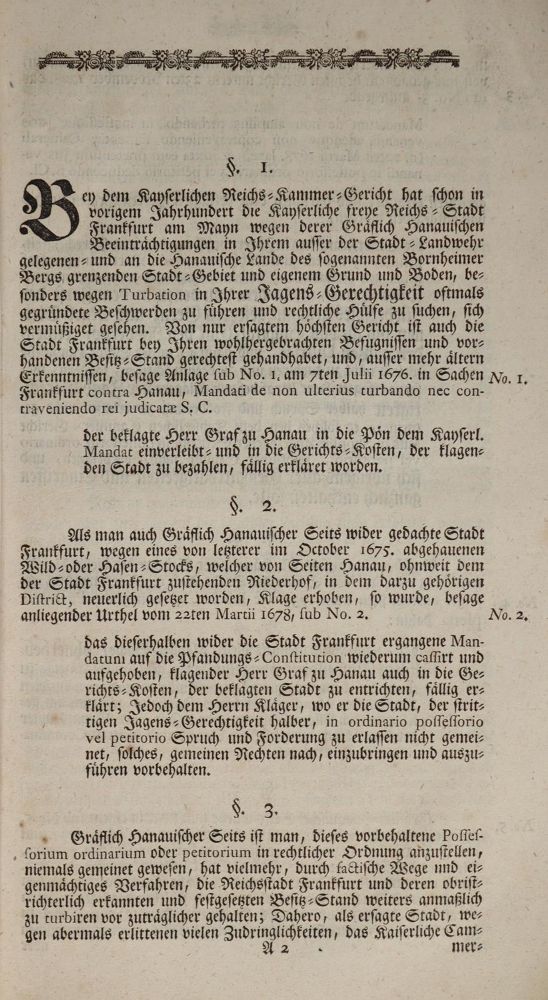 Große Abbildung Nr.2: 143-2198 Kurtze Acten-mäsige Vorstellung: (Deutschland, Hessen)