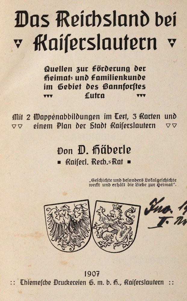 Große Abbildung Nr.1: 143-2205 Kaiserslautern.: (Deutschland)