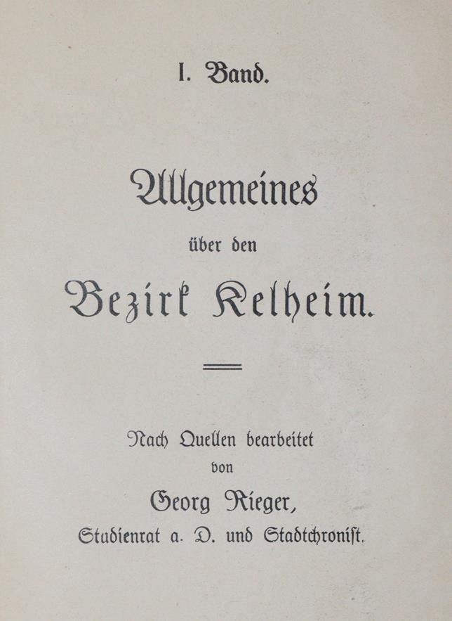 Große Abbildung Nr.1: 143-2207 Rieger,G.: (Deutschland, Kelheim)