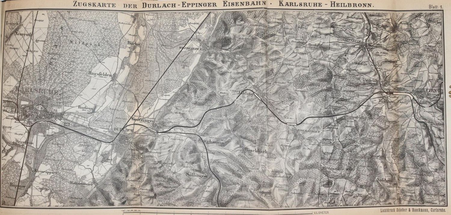 Große Abbildung Nr.2: 143-2212 Kraichgaubahn, Die,: (Deutschland, Kraichgau)