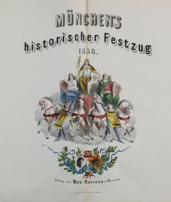 Große Abbildung Nr.1: 143-2218 Münchens historischer Festzug 1858.: (Deutschland, München)