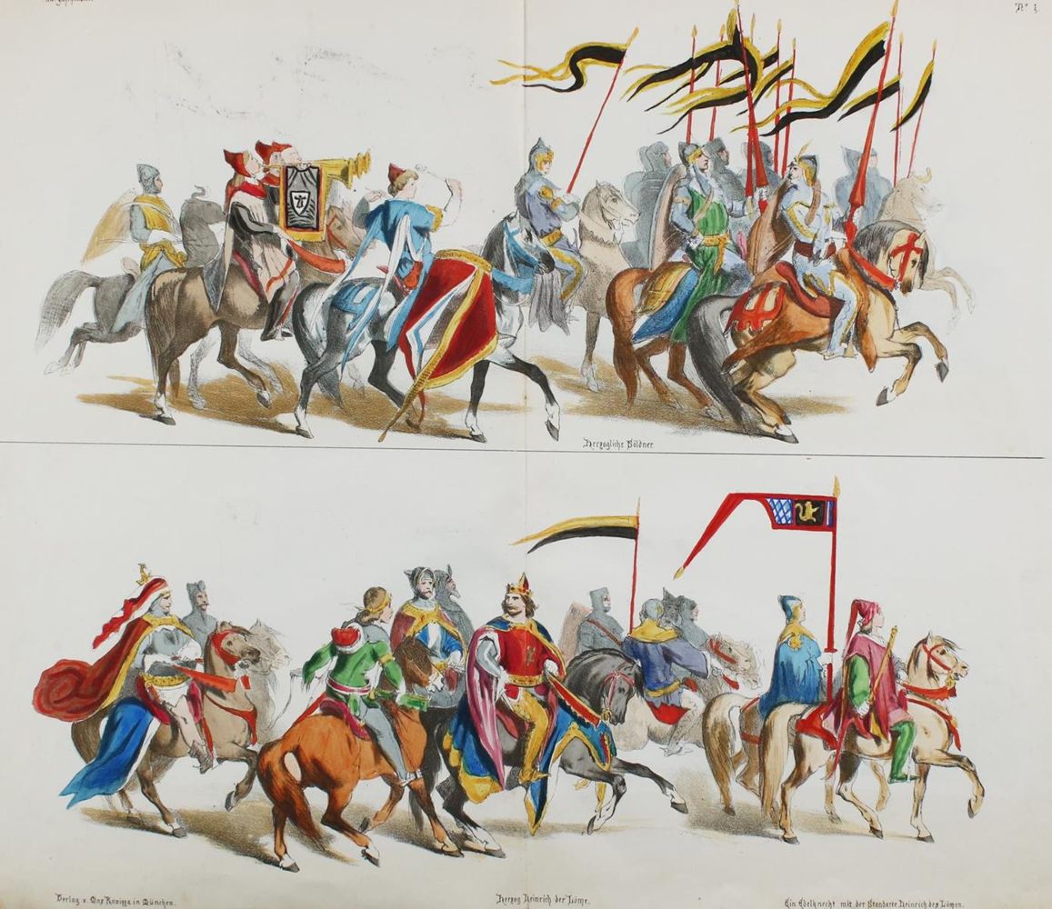 Große Abbildung Nr.2: 143-2218 Münchens historischer Festzug 1858.: (Deutschland, München)