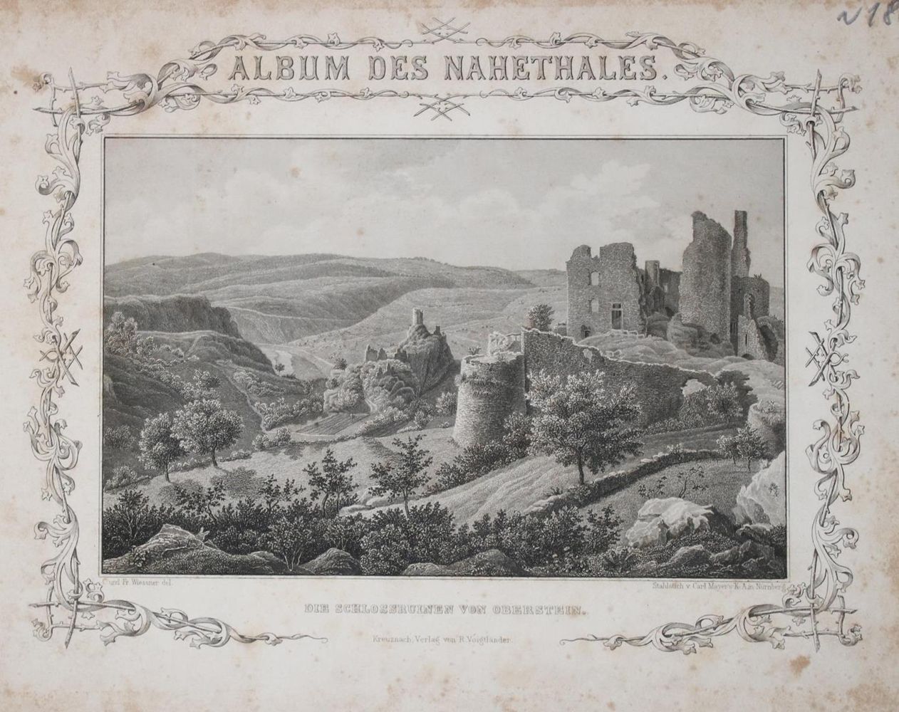 Große Abbildung Nr.2: 143-2219 Album des Nahethales.: (Deutschland, Nahetal)
