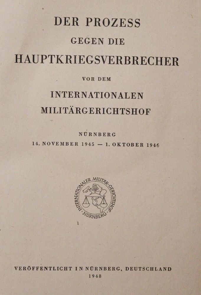 Große Abbildung Nr.1: 143-2222 Prozess, Der: (Deutschland, Nürnberger Prozess)