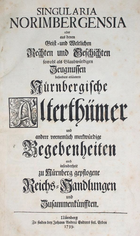 Große Abbildung Nr.1: 143-2223 (Wölckern,L.C.).: (Deutschland, Nürnberg)