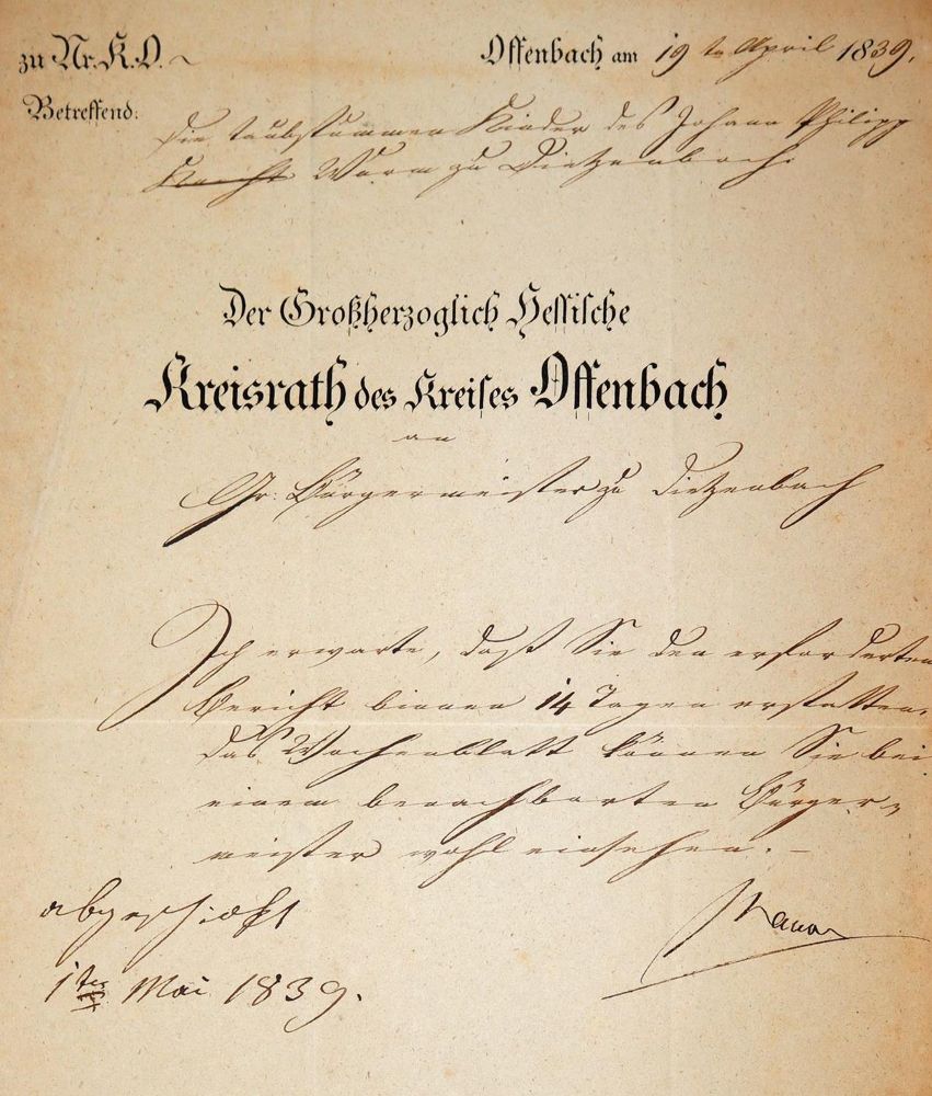 Große Abbildung Nr.1: 143-2224 Offenbach.: (Deutschland)
