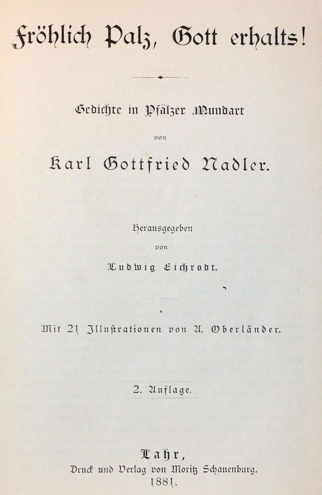 Große Abbildung Nr.1: 143-2232 Sammlung: (Deutschland, Pfalz)