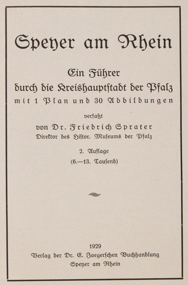 Große Abbildung Nr.1: 143-2253 Sammlung: (Deutschland, Speyer)