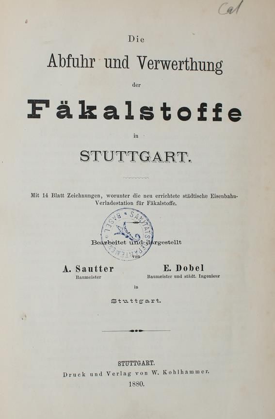 Große Abbildung Nr.1: 143-2257 Sautter,A. u. E.Dobel.: (Deutschland, Stuttgart)