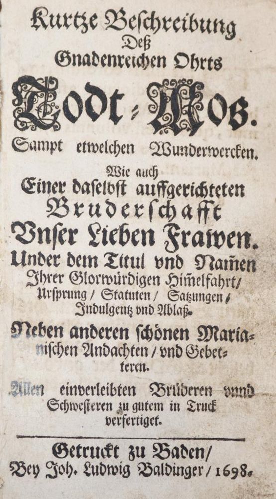 Große Abbildung Nr.1: 143-2258 Kurtze Beschreibung: (Deutschland, Todtmoos)