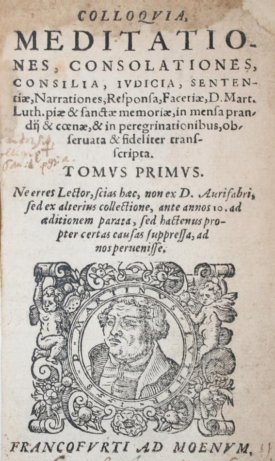 Große Abbildung Nr.1: 143-226 Luther,M.: (Alte Drucke, Handschriften und Theologie)