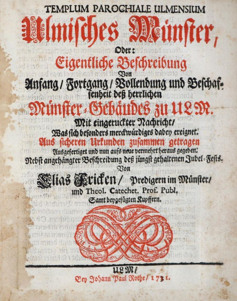 Große Abbildung Nr.2: 143-2260 Frick,E.: (Deutschland, Ulm)