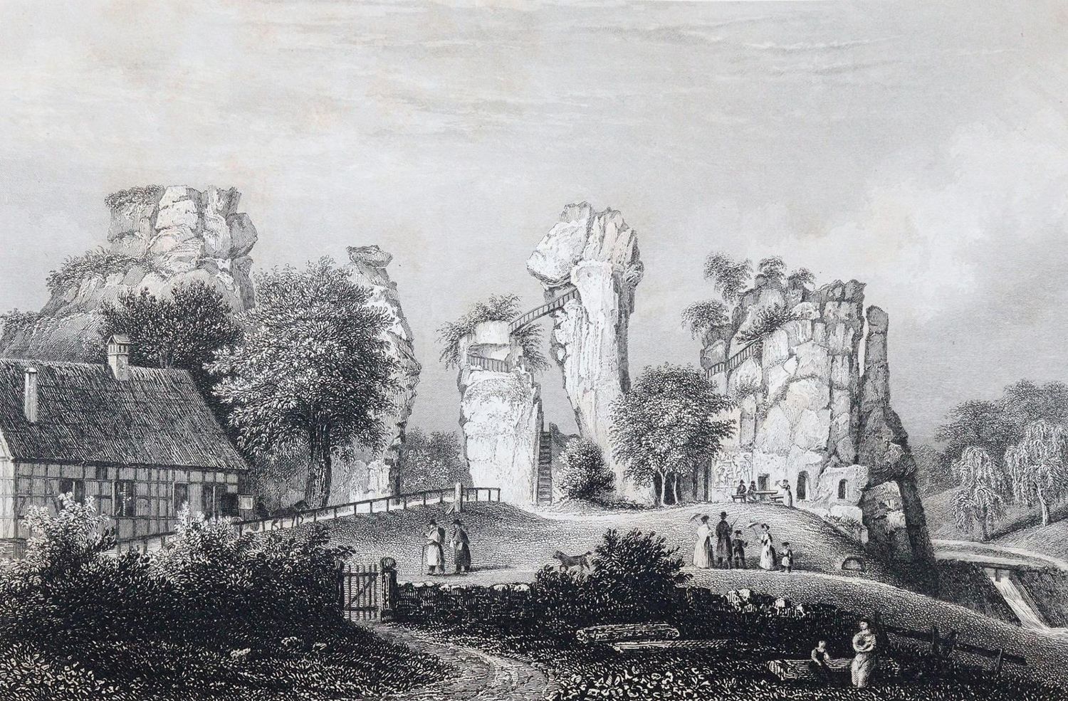Große Abbildung Nr.3: 143-2264 Schücking,L. u. F. Freiligrath.: (Deutschland, Westphalen)