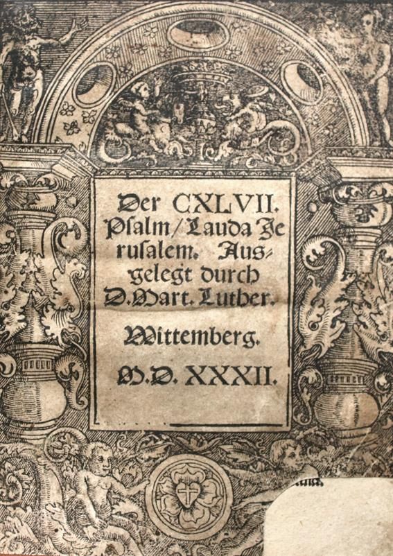 Große Abbildung Nr.1: 143-228 Luther,M.: (Alte Drucke, Handschriften und Theologie)
