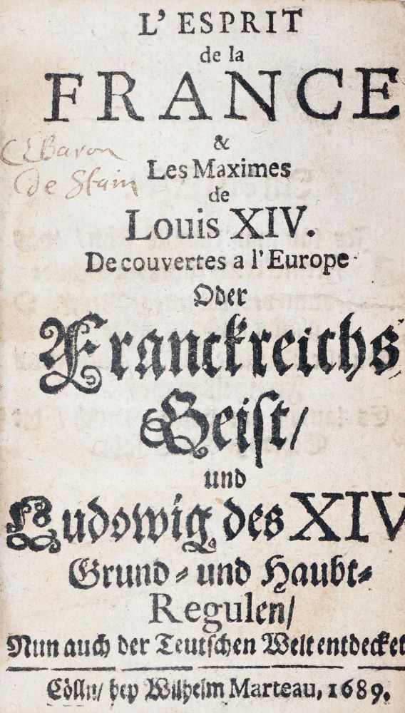 Große Abbildung Nr.1: 143-2284 L'Esprit de la France,: (Frankreich)