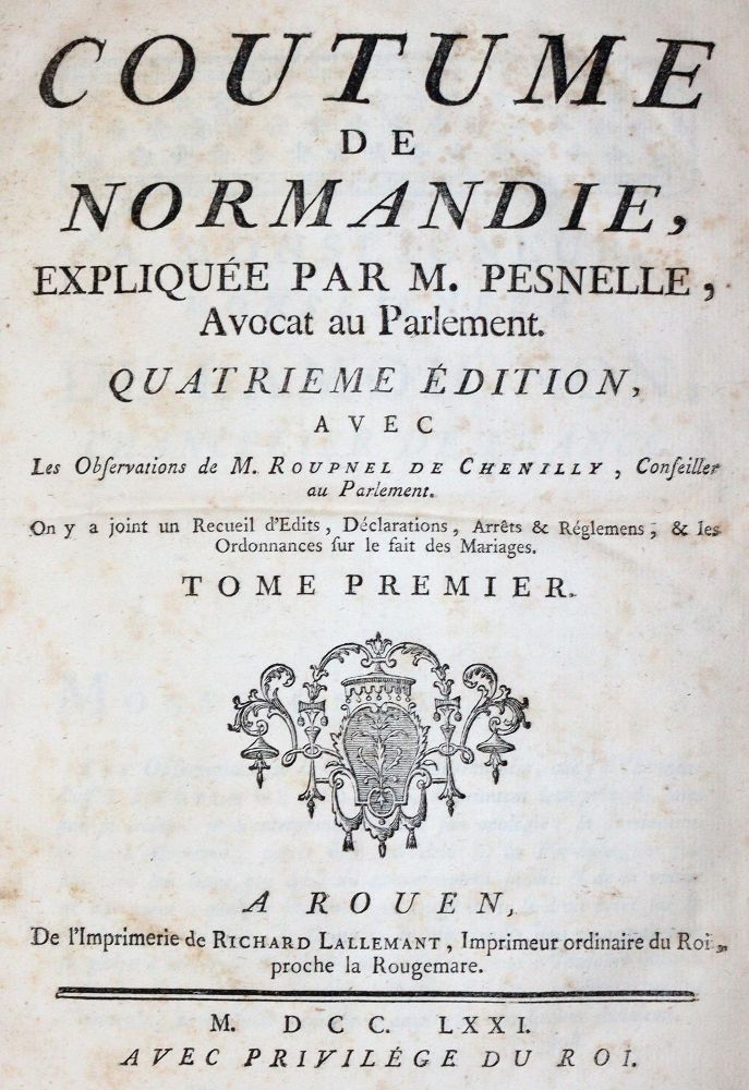 Große Abbildung Nr.1: 143-2293 Pesnelle,(J.).: (Frankreich, Normandie)