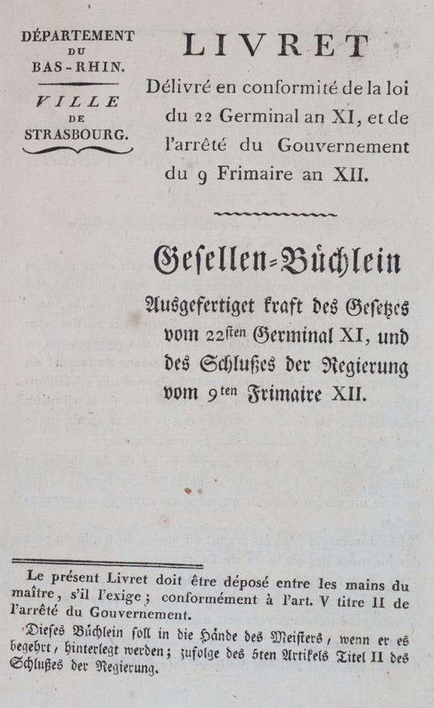 Große Abbildung Nr.1: 143-2305 Wanderbuch: (Frankreich, Strassburg)