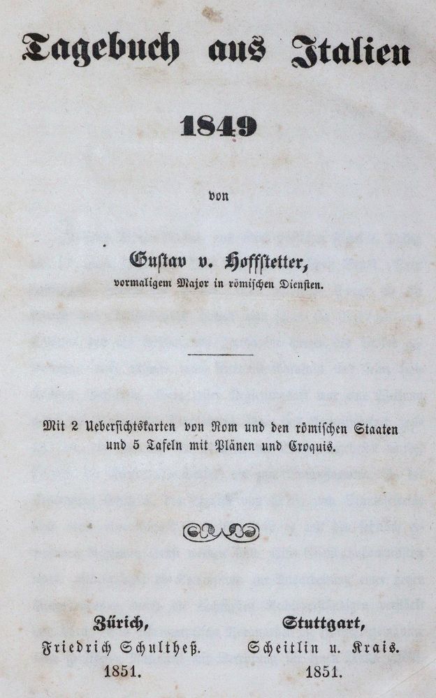 Große Abbildung Nr.1: 143-2315 Hoffstetter,G.v.: (Italien)