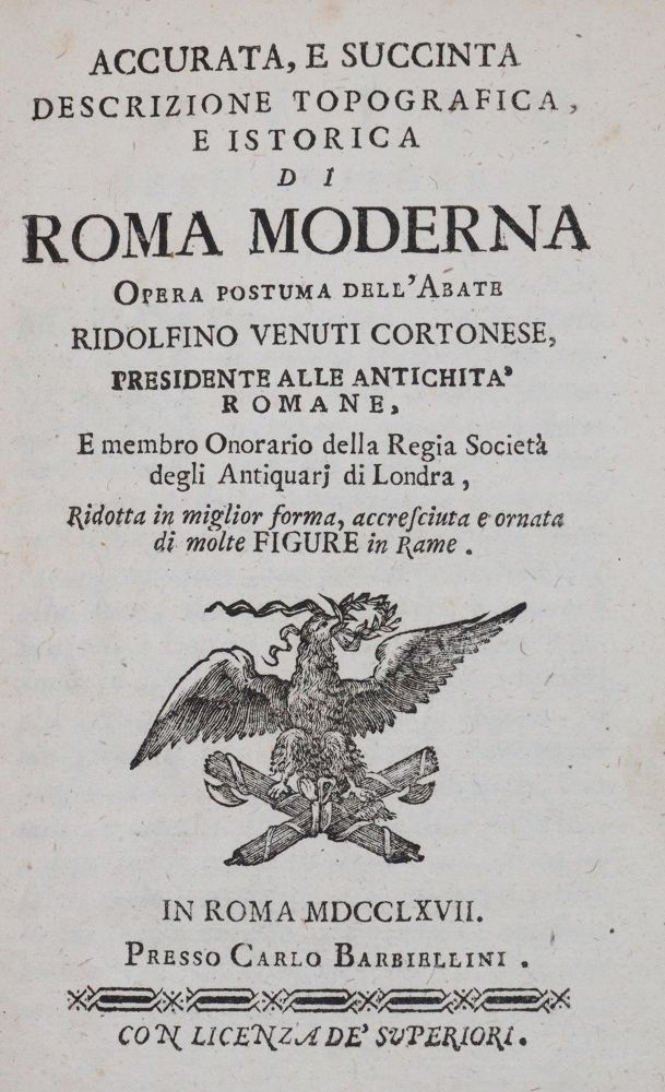 Große Abbildung Nr.1: 143-2327 Venuti,R.: (Italien, Rom)