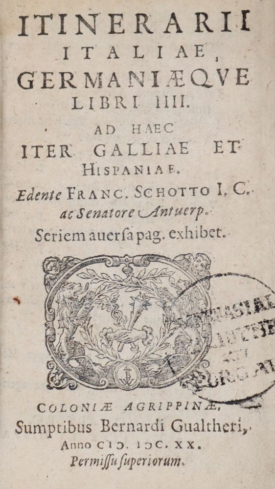 Große Abbildung Nr.1: 143-2330 Schott,F.: (Italien)