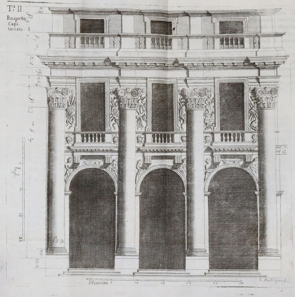 Große Abbildung Nr.2: 143-2331 (Bertotti Scamozzi,O.).: (Italien, Vicenza)