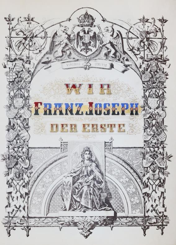 Große Abbildung Nr.1: 143-2346 Urkunde: (Österreich)