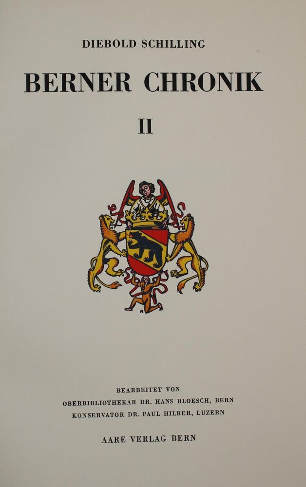 Große Abbildung Nr.3: 143-2352 Schilling,D.: (Schweiz, Bern)