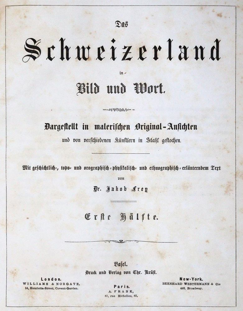 Große Abbildung Nr.1: 143-2360 Frey,J.: (Schweiz)