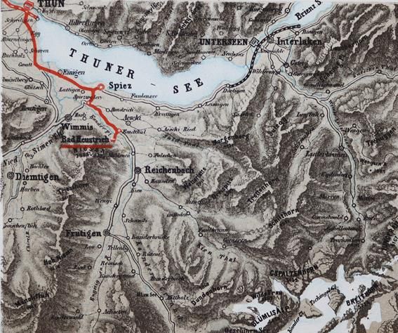 Große Abbildung Nr.1: 143-2366 Heustrich und Umgebung.: (Schweiz)