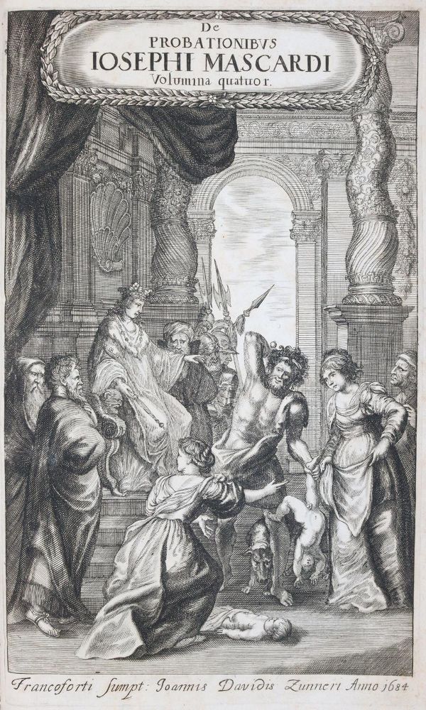 Große Abbildung Nr.1: 143-238 Mascardi,J.: (Alte Drucke, Handschriften und Theologie)
