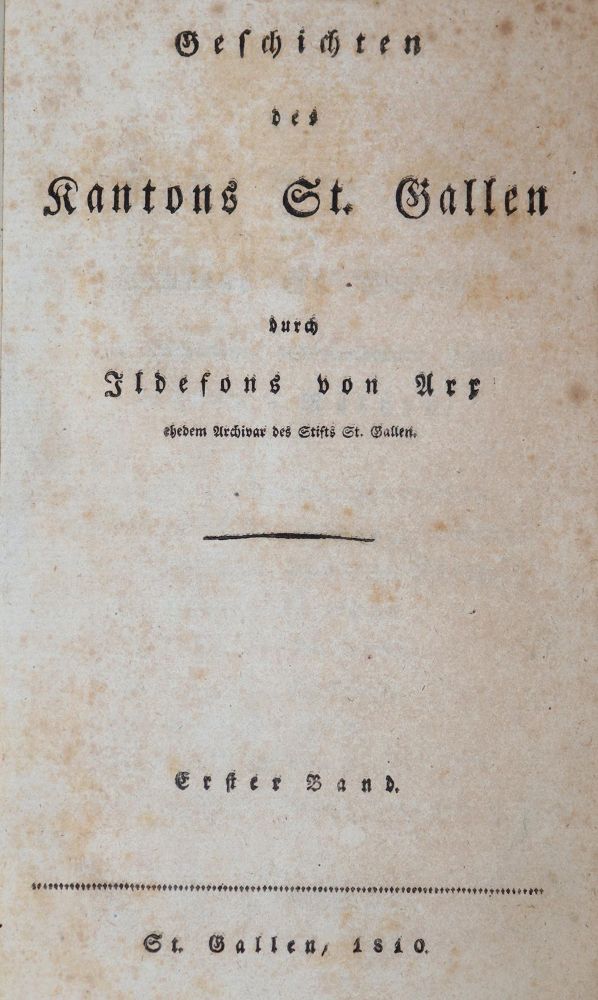 Große Abbildung Nr.1: 143-2384 Arx,I.v.: (Schweiz, St.Gallen)