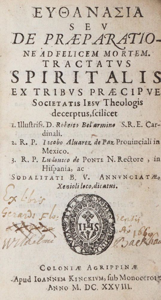 Große Abbildung Nr.1: 143-24 Bellarmino,R.: (Alte Drucke, Handschriften und Theologie)