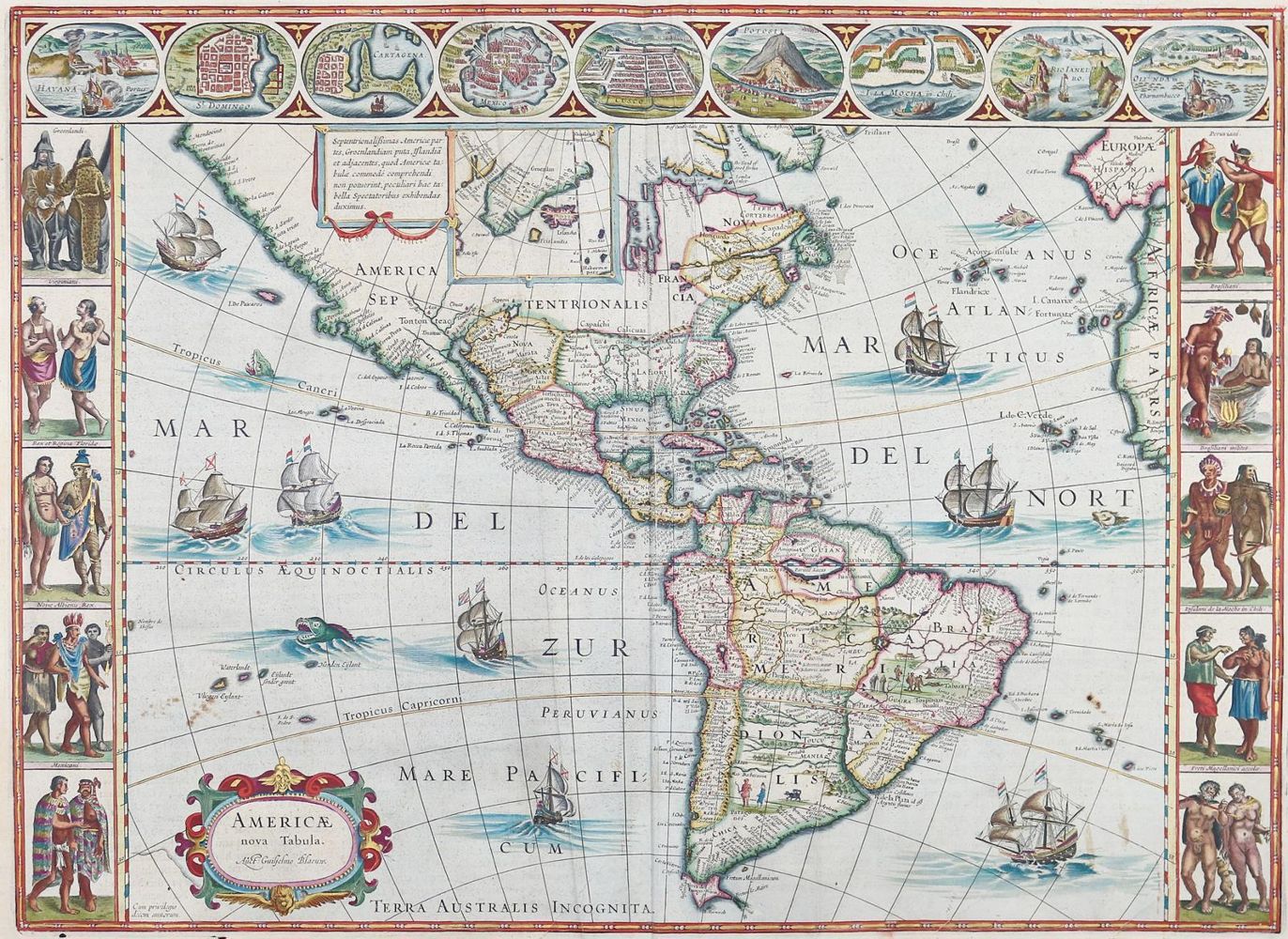 Große Abbildung Nr.1: 143-2402 Blaeu,J.: (Verschiedene Länder - Geschichte, Atlanten)