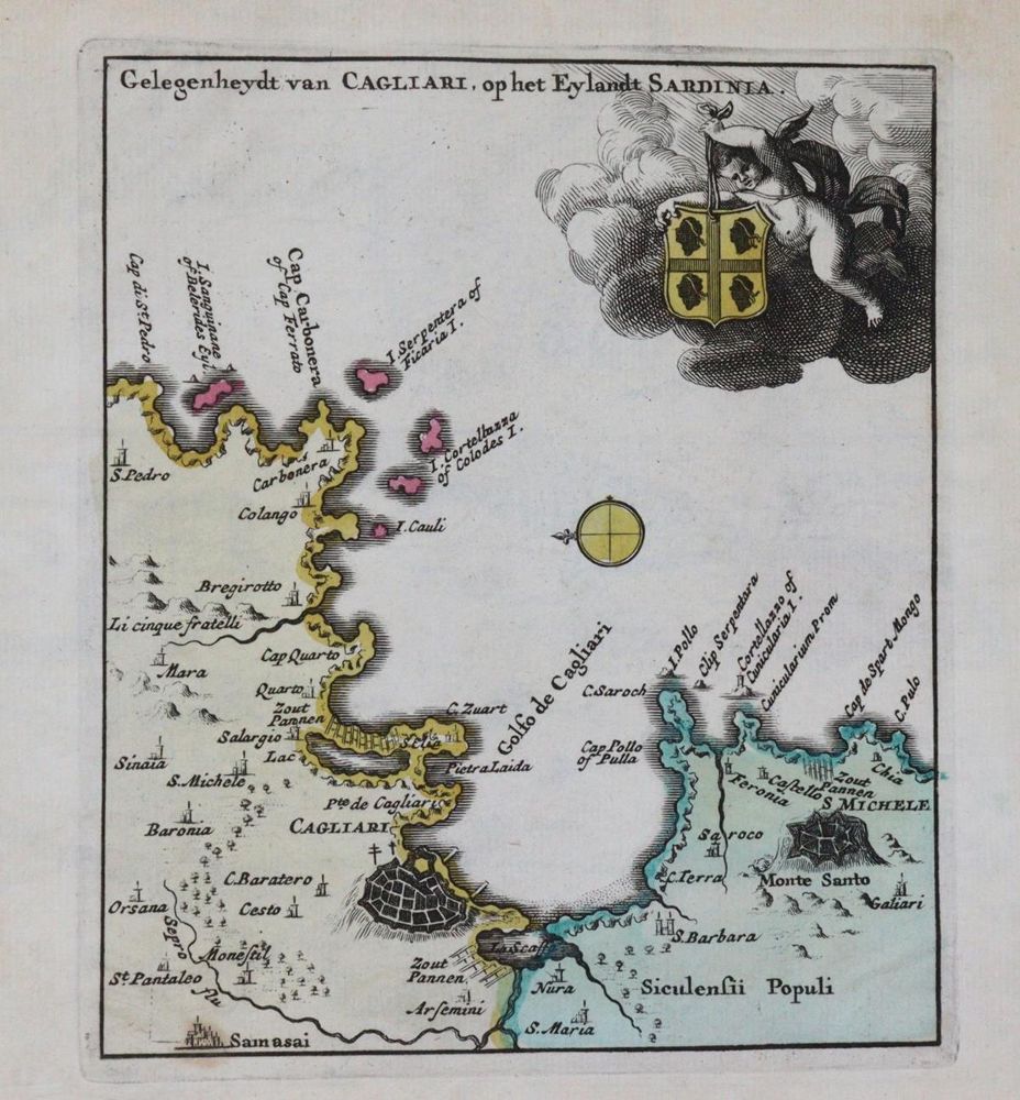 Große Abbildung Nr.5: 143-2407 Kleyne en beknopte Atlas,: (Verschiedene Länder - Geschichte, Atlanten)
