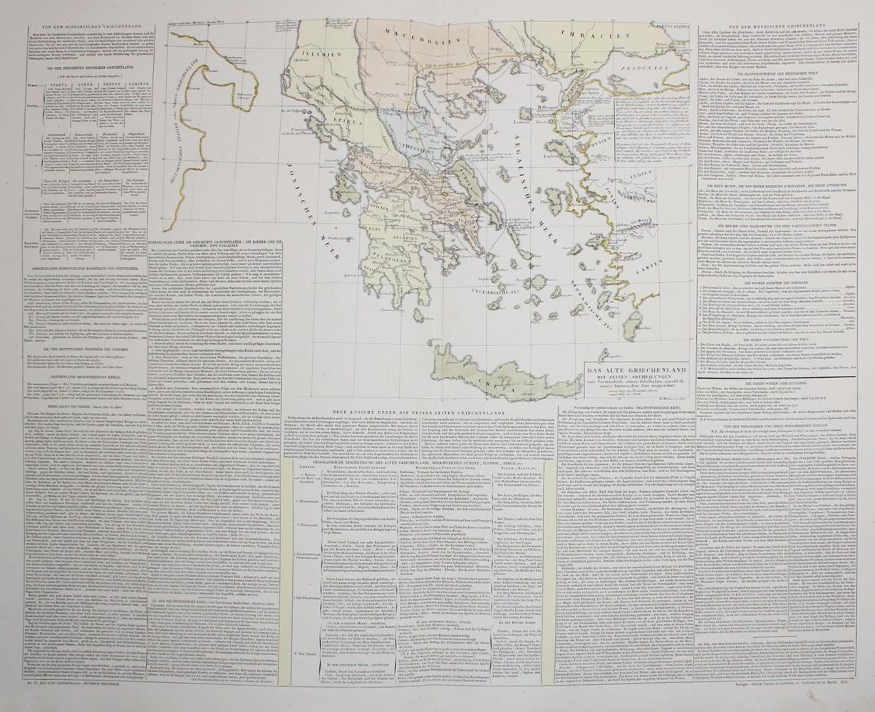 Große Abbildung Nr.1: 143-2408 Lesage,(A. d.i. M.J.E.A.D.de Las Cases).: (Verschiedene Länder - Geschichte, Atlanten)