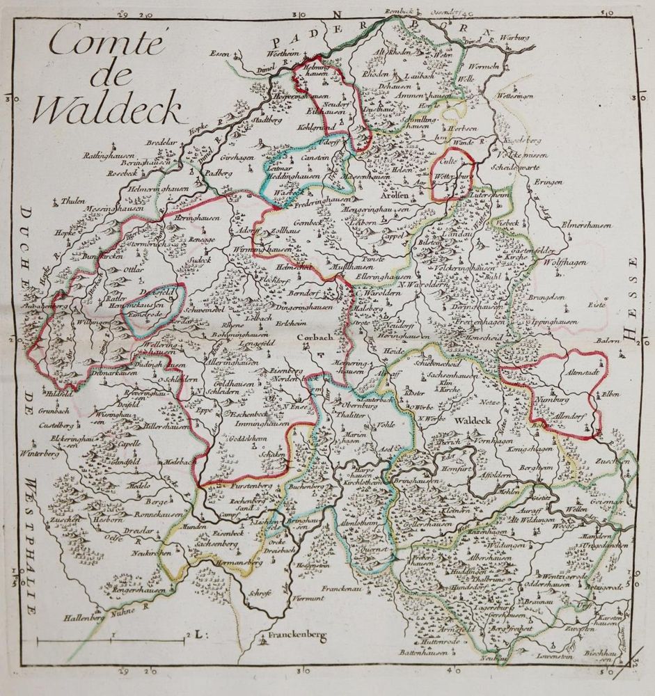 Große Abbildung Nr.4: 143-2410 Rouge,G.L.: (Verschiedene Länder - Geschichte, Atlanten)