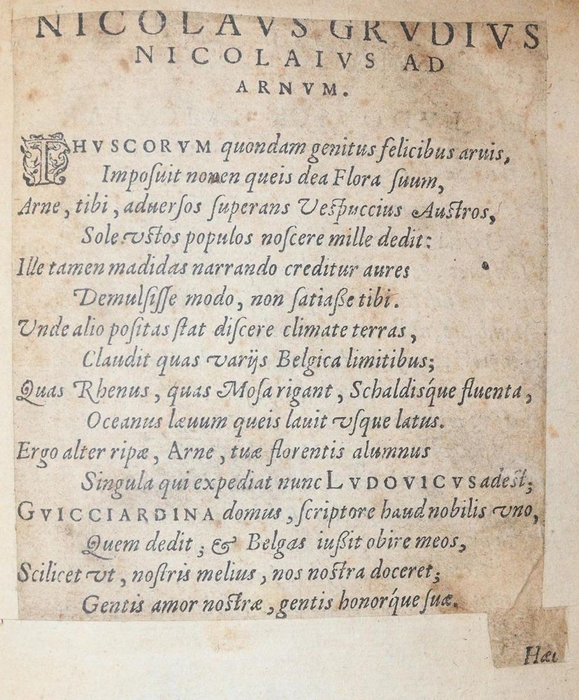 Große Abbildung Nr.1: 143-2419 (Guicciardini,L.: (Verschiedene Länder - Geschichte, Benelux)