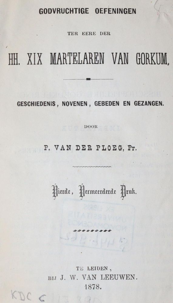 Große Abbildung Nr.1: 143-2424 Ploeg,P.v.d.: (Verschiedene Länder - Geschichte, Benelux)