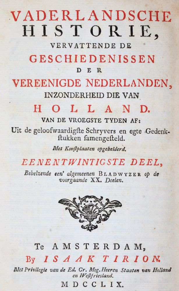 Große Abbildung Nr.1: 143-2428 (Wagenaar,J.).: (Verschiedene Länder - Geschichte, Benelux)