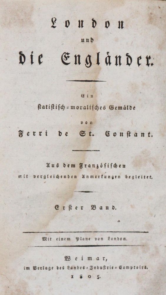 Große Abbildung Nr.1: 143-2440 Ferri de St.Constant,(J.L.).: (Verschiedene Länder - Geschichte, Grossbritannien)